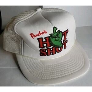 VTG Panchos Mexican Restaurant Hot Shot Pepper Trucker Cap Snapback Hat Foam